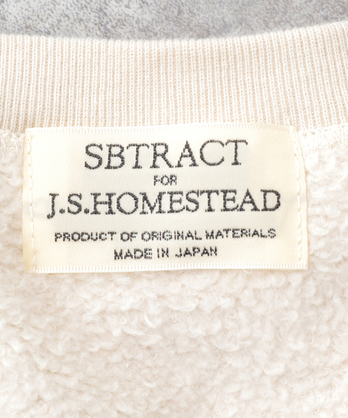 JOURNAL STANDARD J.S HOMESTEAD(ジャーナルスタンダードホームステッド)の「【SBTRACT/サブトラクト for J.S.Homestead】HEAVY FLEECE CREW RAGLAN SWEAT(スウェット・メンズ・アイボリー/ライトグレー・MEDIUM/LARGE)」の7枚目の写真