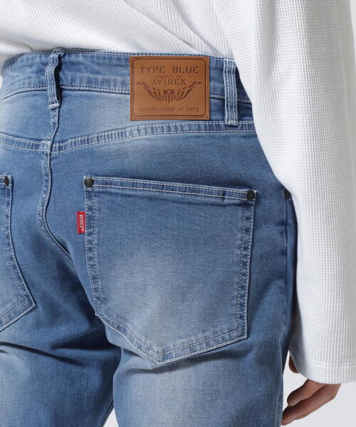 AVIREX（アヴィレックス）の「【WEB&DEPOT限定】5POCKET SKINNY DENIM / 5ポケット スキニー デニム パンツ / AVIREX / アヴィレックス（デニムパンツ・メンズ・その他4/その他35・M/L/2XL/XL）」の20枚目の写真