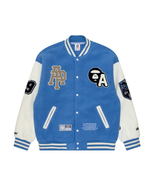AAPE BY A BATHING APE（エーエイプバイアベイシングエイプ）の「AAPE  STADIUM JACKET（その他トップス・メンズ・ブラック/ブルー系その他・MEDIUM/SMALL/X-LARGE/LARGE）」の2枚目の写真