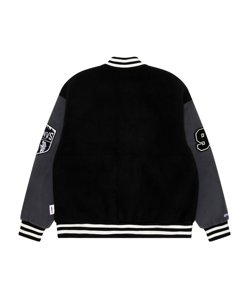 AAPE BY A BATHING APE（エーエイプバイアベイシングエイプ）の「AAPE  STADIUM JACKET（その他トップス・メンズ・ブラック/ブルー系その他・MEDIUM/SMALL/X-LARGE/LARGE）」の3枚目の写真