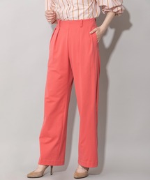 Munich | PBT裏毛タックパンツ(スラックス)