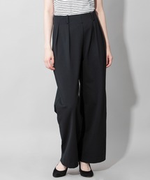 Munich | PBT裏毛タックパンツ(スラックス)