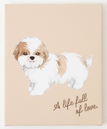 ABBEY MARKET（アビーマーケット）の「猫 犬 デザイン 名画 壁掛け アートキャンバス（ポスター/アート）」