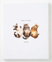 ABBEY MARKET（アビーマーケット）の「猫 犬 デザイン 名画 壁掛け アートキャンバス（ポスター/アート）」