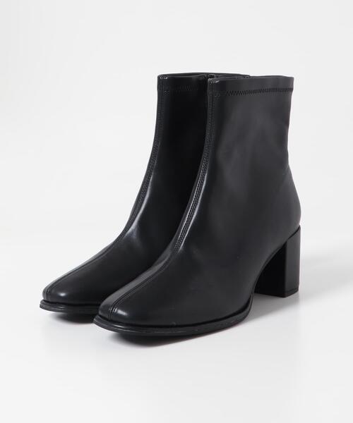 SENSE OF PLACE by URBAN RESEARCH(センスオブプレイスバイアーバンリサーチ)の「『防水』スクエアトウセンターシームストレッチブーツ(ブーツ・メンズ・ブラック・26.5/27.5)」の5枚目の写真