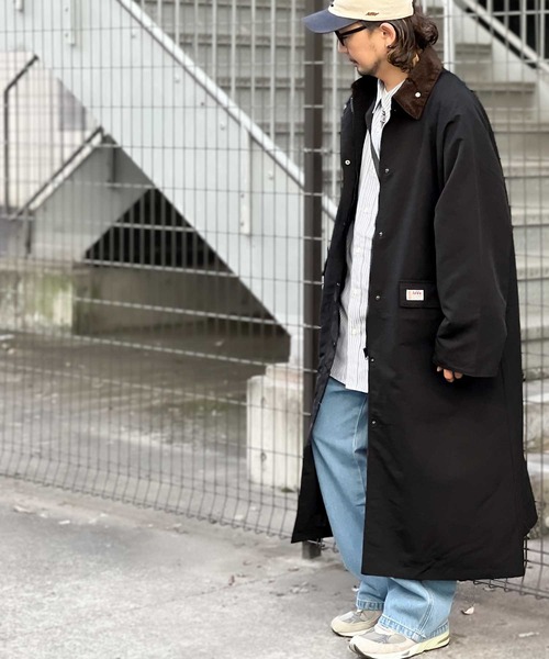 Java（ジャバ）の「《JaVaジャバ コラボ》配色ワークロングコート（モッズコート・メンズ・ブラック/アイボリー/カーキ/ベージュ・LARGE/MEDIUM/X-LARGE）」の21枚目の写真