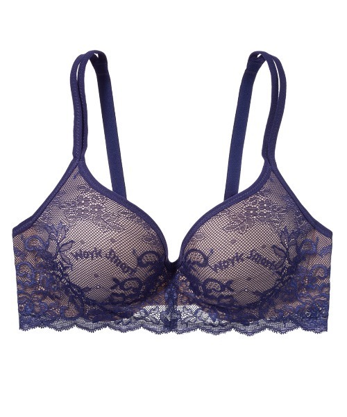 PEACH JOHN（ピーチジョン）の「【シームレスで響きにくい、究極のベーシックブラ】ワークブラレーシィ（ブラジャー・レディース・ネイビー/コーラルピンク・B65/C75/E65/C80/A70/D70/E70/C65/D65/F75/B70/C70/D75/E75/B75/B80/A75/F70/F65）」の16枚目の写真