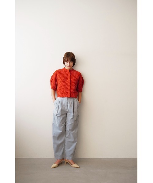 CLANE（クラネ）の「CLANE/クラネ/3D DOT HALF SLEEVE KNIT CARDIGAN