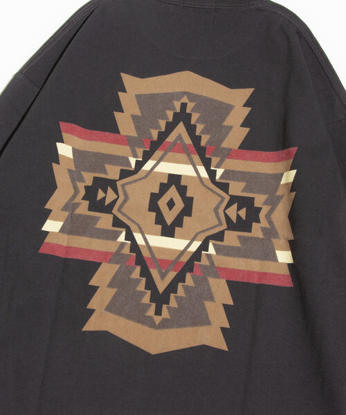 PENDLETON（ペンドルトン）の「【PENDLETON/ペンドルトン】バックプリント ロングスリーブTシャツ ビッグシルエット（Tシャツ/カットソー・メンズ・ネイビー/ホワイト/チャコールグレー/アッシュグレー/ミント・M/L）」の18枚目の写真