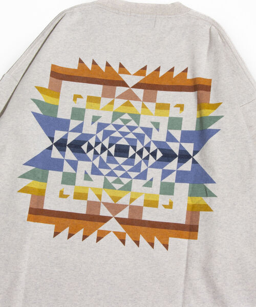 PENDLETON（ペンドルトン）の「【PENDLETON/ペンドルトン】バックプリント ロングスリーブTシャツ ビッグシルエット（Tシャツ/カットソー・メンズ・ネイビー/ホワイト/チャコールグレー/アッシュグレー/ミント・M/L）」の22枚目の写真