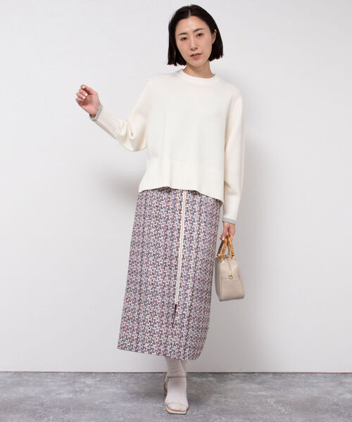 NOLLEY'S（ノーリーズ）の「カシミヤ混プルオーバーニット