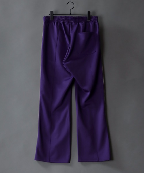 SITRY（シトリー）の「center slit line Jersey flared pants/センター