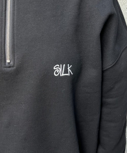 CIAOPANIC（チャオパニック）の「ハーフジップスウェット（スウェット・レディース・グレー/ブラック/サックスブルー/イエロー/ピンク・MEDIUM/LARGE）」の17枚目の写真