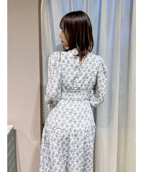 dazzlin（ダズリン）の「ストライプアンティークフラワーワンピース（ワンピース・レディース・アイボリー/ネイビー・FREE）」の20枚目の写真