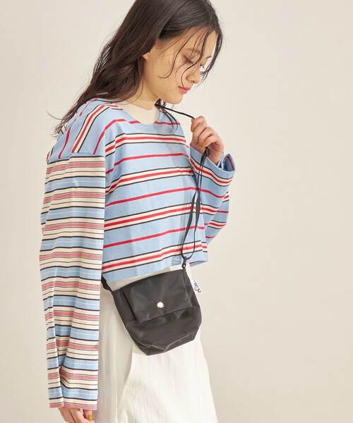 Drifter（ドリフター）の「Drifter:FLAP POUCH ◇（ショルダーバッグ・レディース・ナチュラル/ブラック/パープル・ONE SIZE）」の17枚目の写真