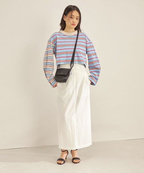 Drifter（ドリフター）の「Drifter:FLAP POUCH ◇（ショルダーバッグ・レディース・ナチュラル/ブラック/パープル・ONE SIZE）」の19枚目の写真