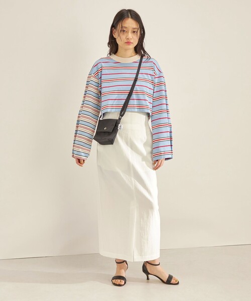 Drifter（ドリフター）の「Drifter:FLAP POUCH ◇（ショルダーバッグ・レディース・ナチュラル/ブラック/パープル・ONE SIZE）」の21枚目の写真