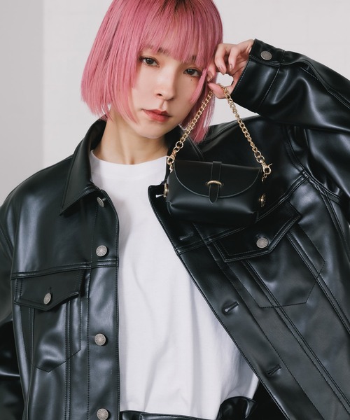 VICE VERSA(バイスバース)の「VICE VERSA/バイス ベルサ ミニバッグ 2way チェーン スクエア(ショルダーバッグ・メンズ・ブラック/ブラウン/グリーン・FREE)」の19枚目の写真