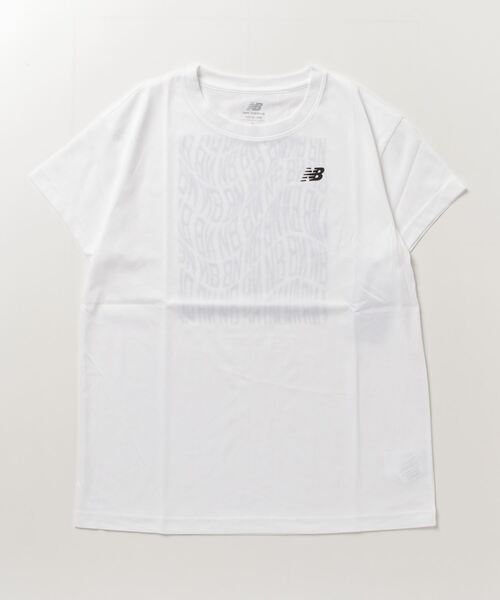 NEW BALANCE(ニューバランス)の「ニューバランス New Balance ショートスリーブTシャツ(Tシャツ/カットソー・レディース・ブラック/ホワイト・L/XL/M/S)」の2枚目の写真