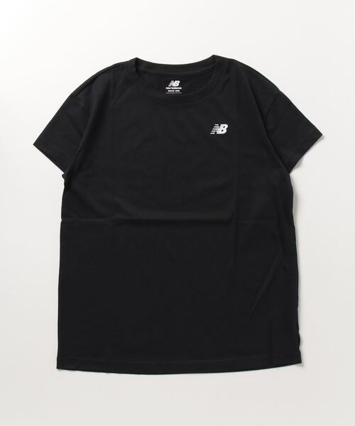 NEW BALANCE(ニューバランス)の「ニューバランス New Balance ショートスリーブTシャツ(Tシャツ/カットソー・レディース・ブラック/ホワイト・L/XL/M/S)」の1枚目の写真