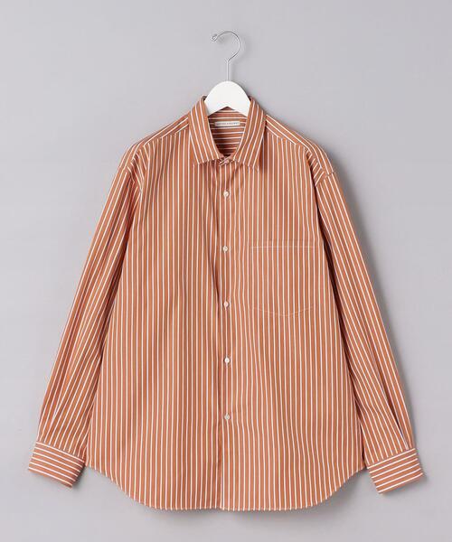 UNITED ARROWS（ユナイテッドアローズ）の「トーマスメイソン カラーストライプ レギュラーカラーシャツ（シャツ/ブラウス・メンズ・モカ/ロイヤルブルー・S/M/L/XL）」の18枚目の写真