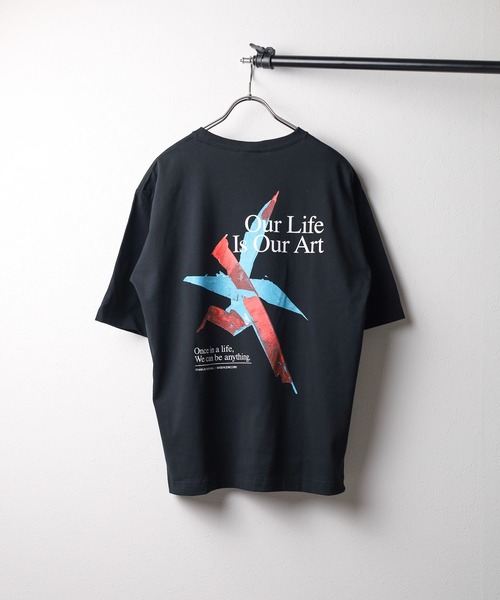 FRANKLIN & MARSHALL（フランクリンマーシャル）の「『SIXSENCERECORD×FRANKLIN & MARSHALL』BACKプリントS/S TEE（Tシャツ/カットソー・レディース・ホワイト/ブラック・LARGE/X-LARGE/MEDIUM）」の10枚目の写真