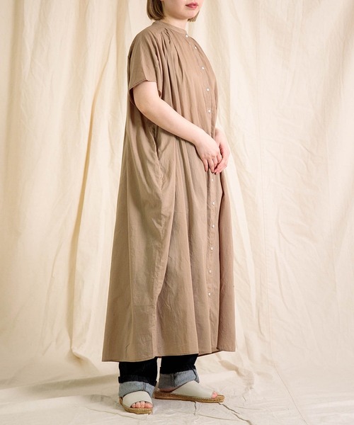 Brocante / ブロカント] インドボイル フロンセワンピース