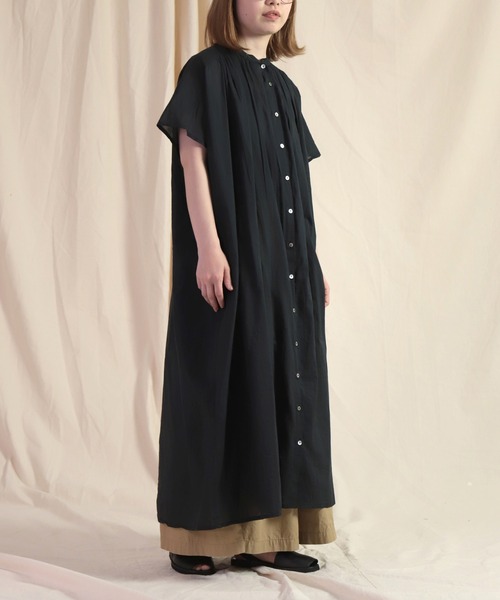 Brocante / ブロカント] インドボイル フロンセワンピース