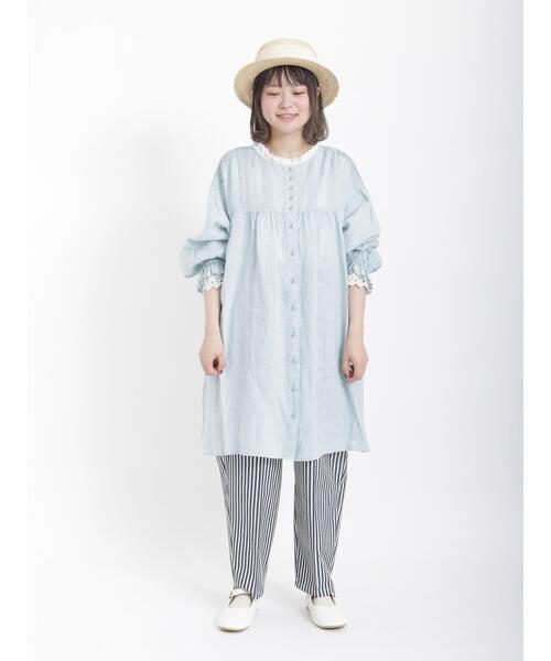 Samansa Mos2(サマンサ モスモス)の「ラウンドネックレースカットソー(Tシャツ/カットソー・レディース・オフホワイト/ベージュ/ブラック・フリ-)」の21枚目の写真