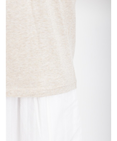 Samansa Mos2(サマンサ モスモス)の「ラウンドネックレースカットソー(Tシャツ/カットソー・レディース・オフホワイト/ベージュ/ブラック・フリ-)」の11枚目の写真