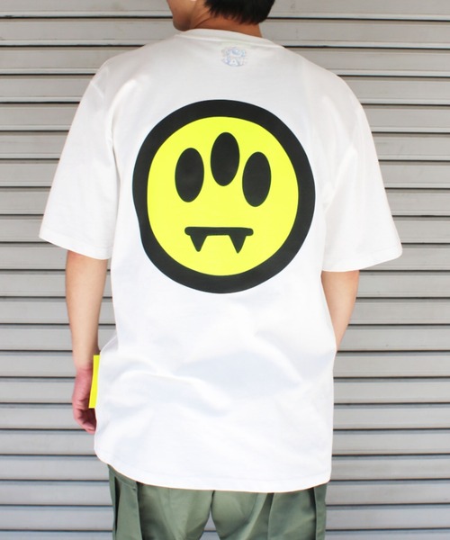 【Barrow】Tシャツ(033945) ユニセックス BARROW バロー 半袖 Tシャツ ユニセックス ブラック ホワイト