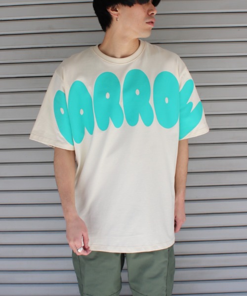 [BARROW] BARROWスマイル×テディベアプリント半袖ロゴTシャツ BARROW（バロー）の「【BARROW】 バロー 34105 JERSEY T-SHIRT