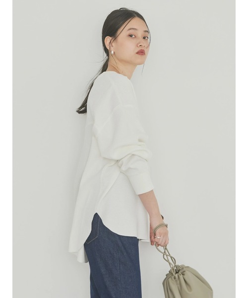 AMERICAN HOLIC（アメリカンホリック）の「スキッパーワッフルプルオーバー（Tシャツ/カットソー・レディース・オフホワイト/イエロー/その他9・M/L）」の9枚目の写真
