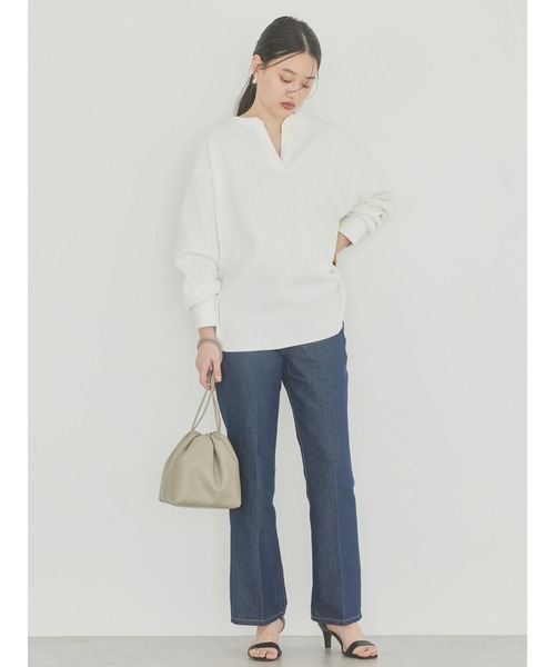 AMERICAN HOLIC（アメリカンホリック）の「スキッパーワッフルプルオーバー（Tシャツ/カットソー・レディース・オフホワイト/イエロー/その他9・M/L）」の11枚目の写真