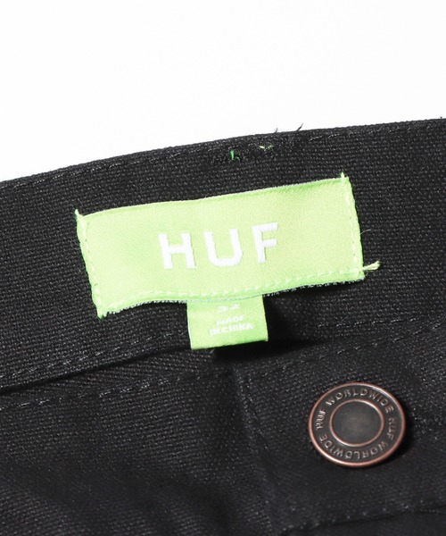 HUF（ハフ）の「HUF/ハフ GILMAN DOUBLE KNEE PANT ダブルニーパンツ ペインターパンツ（チノパンツ・メンズ・ブラック/オリーブ・30/32/34）」の6枚目の写真