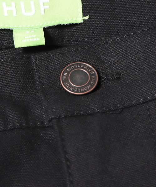 HUF（ハフ）の「HUF/ハフ GILMAN DOUBLE KNEE PANT ダブルニーパンツ ペインターパンツ（チノパンツ・メンズ・ブラック/オリーブ・30/32/34）」の7枚目の写真