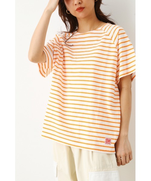 RODEO CROWNS WIDE BOWL(ロデオクラウンズワイドボウル)の「チュール レイヤードボーダ Tシャツ(Tシャツ/カットソー・レディース・オレンジ系その他/ベージュ系その他/グリーン系その他・FREE)」の18枚目の写真