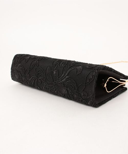 Cupid Heart（キューピッドハート）の「【Cupid Heart】結婚式バッグ　刺繍レースクラッチバッグ（クラッチバッグ・レディース・ブラック/ベージュ・MEDIUM）」の20枚目の写真