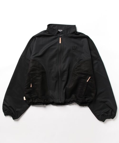 PUMA（プーマ）の「【PUMA】INFUSE Woven JK（その他アウター・レディース・ベージュ/ブラック・MEDIUM/SMALL）」の2枚目の写真