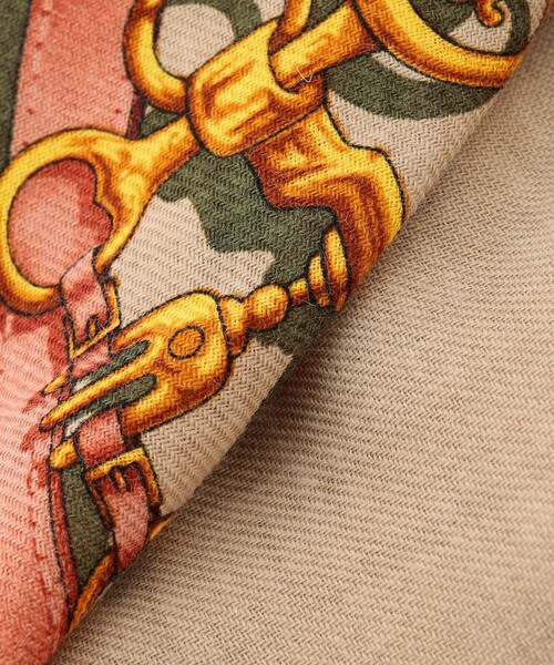 23区（ニジュウサンク）の「ベルトandビット柄 ストール（ストール  