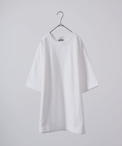 Sunny Smith(サニースミス)の「Sunnysmith 11.6ウルトラヘビーオンス Champion Plating Heavy 半袖Tシャツ(Tシャツ/カットソー・メンズ・チャコール/オフホワイト/ブラック・M/L)」の2枚目の写真