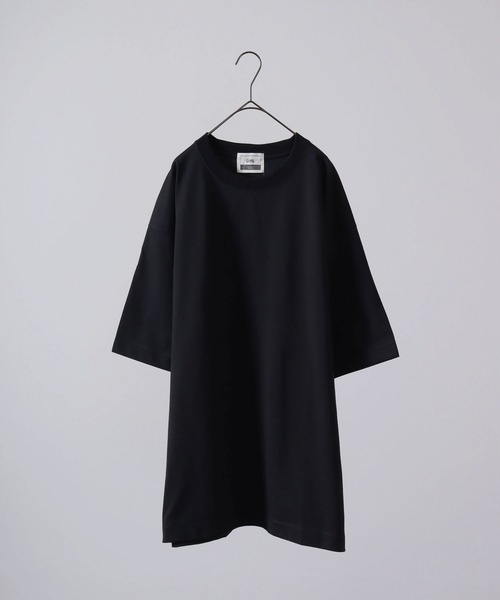 Sunny Smith(サニースミス)の「Sunnysmith 11.6ウルトラヘビーオンス Champion Plating Heavy 半袖Tシャツ(Tシャツ/カットソー・メンズ・チャコール/オフホワイト/ブラック・M/L)」の3枚目の写真