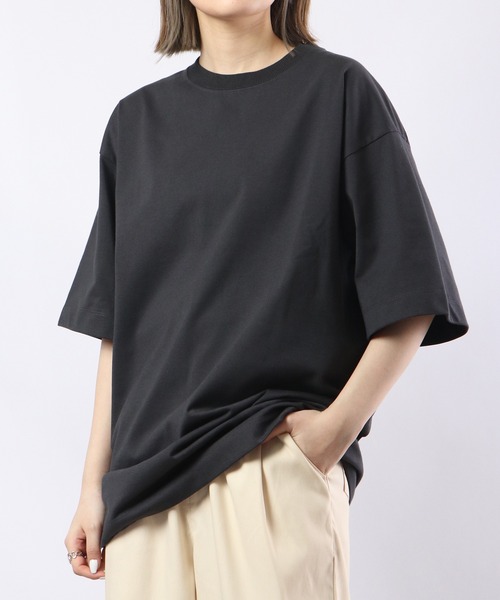 Sunny Smith(サニースミス)の「Sunnysmith 11.6ウルトラヘビーオンス Champion Plating Heavy 半袖Tシャツ(Tシャツ/カットソー・メンズ・チャコール/オフホワイト/ブラック・M/L)」の21枚目の写真
