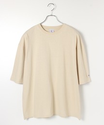 【JEMORGAN / ジェーイーモーガン】天竺袖ワッペン半袖クルーネックTシャツ