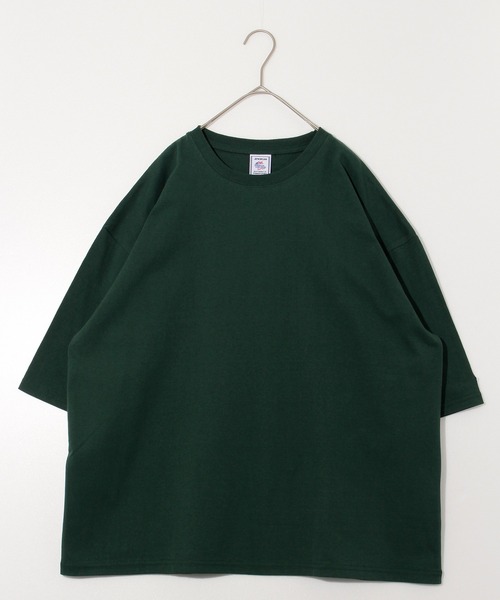 JEMORGAN（ジェーイーモーガン）の「【JEMORGAN / ジェーイーモーガン】天竺袖ワッペン半袖クルーネックＴシャツ（Tシャツ/カットソー・メンズ・ライトグレー/ブラック/ベージュ/オフホワイト/グリーン/ネイビー/サーモンピンク/グリーン系1/ベージュ系1・XL/L/M）」の6枚目の写真