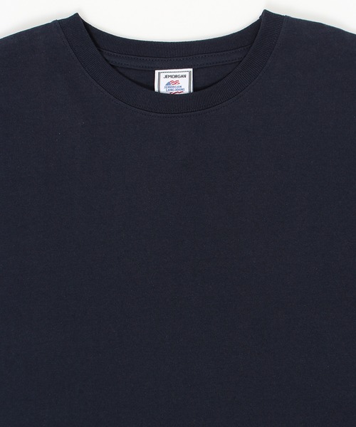 JEMORGAN（ジェーイーモーガン）の「【JEMORGAN / ジェーイーモーガン】天竺袖ワッペン半袖クルーネックＴシャツ（Tシャツ/カットソー・メンズ・ライトグレー/ブラック/ベージュ/オフホワイト/グリーン/ネイビー/サーモンピンク/グリーン系1/ベージュ系1・XL/L/M）」の11枚目の写真
