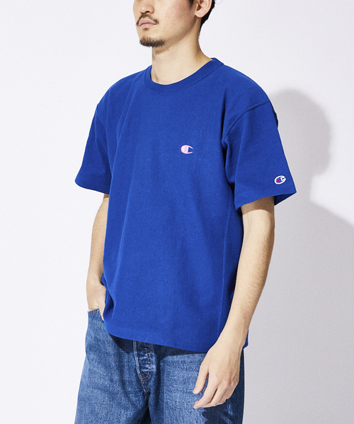 Champion(チャンピオン)の「【CHAMPION / チャンピオン】別注 リバースウィーブTシャツ(Tシャツ/カットソー・メンズ・ホワイト/ブラック/アイボリー/ブルー系その他・MEDIUM/LARGE/X-LARGE/XX-LARGE)」の16枚目の写真