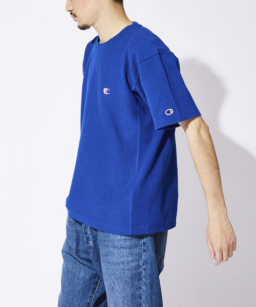 Champion(チャンピオン)の「【CHAMPION / チャンピオン】別注 リバースウィーブTシャツ(Tシャツ/カットソー・メンズ・ホワイト/ブラック/アイボリー/ブルー系その他・MEDIUM/LARGE/X-LARGE/XX-LARGE)」の6枚目の写真