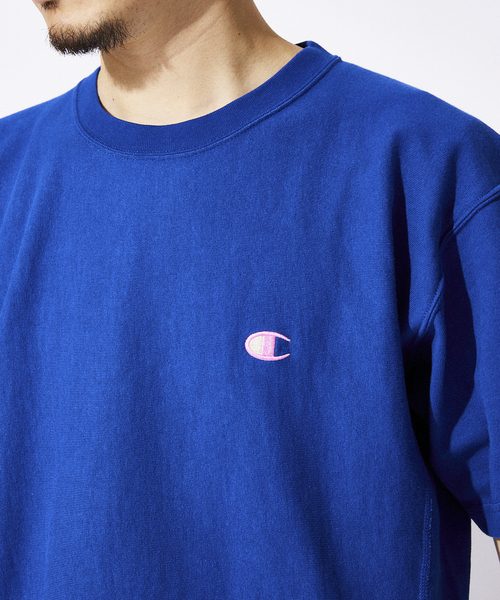 Champion(チャンピオン)の「【CHAMPION / チャンピオン】別注 リバースウィーブTシャツ(Tシャツ/カットソー・メンズ・ホワイト/ブラック/アイボリー/ブルー系その他・MEDIUM/LARGE/X-LARGE/XX-LARGE)」の21枚目の写真