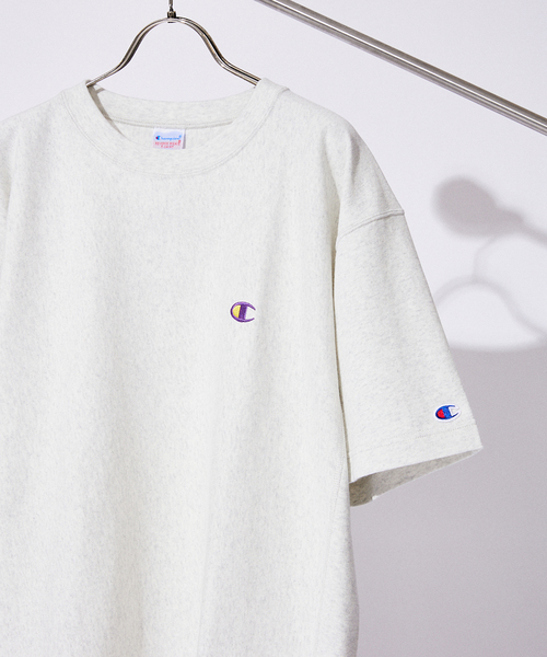 Champion(チャンピオン)の「【CHAMPION / チャンピオン】別注 リバースウィーブTシャツ(Tシャツ/カットソー・メンズ・ホワイト/ブラック/アイボリー/ブルー系その他・MEDIUM/LARGE/X-LARGE/XX-LARGE)」の7枚目の写真